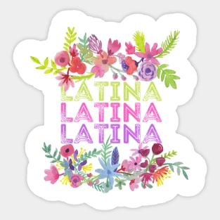 Mexico,Morena Latina Shirts - Morena Tees - Latina Designs Sticker